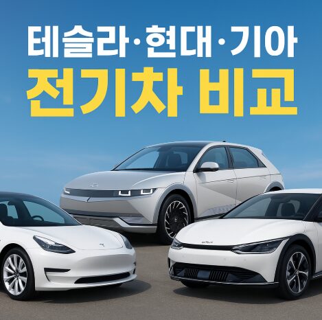 테슬라현대기아전기차비교